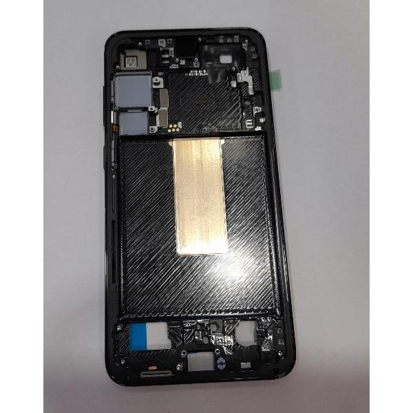 Carcasa central o marco negro para Samsung Galaxy S23 Plus SM-S916 GH96-15838A Service Pack