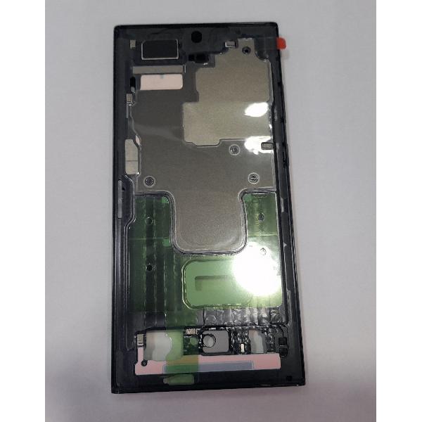 Carcasa central o marco negro para Samsung Galaxy S23 Ultra SM-S918 GH96-15833A Service Pack