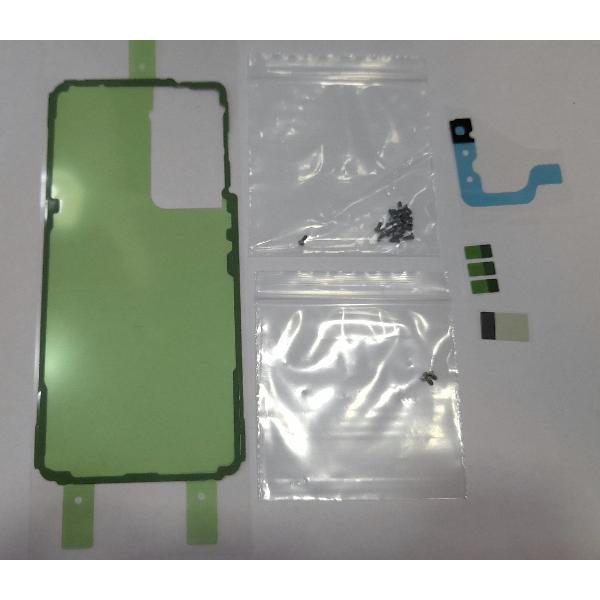 Set adhesivo precortado para Samsung Galaxy S21 5G SM-G991 GH82-24549A Service Pack