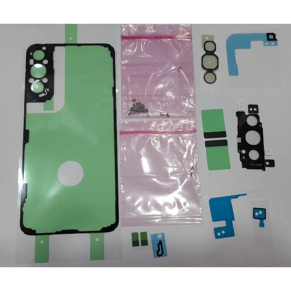 Set adhesivo precortado para Samsung Galaxy S22 Plus SM-S906B GH82-27503A Service Pack
