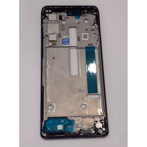 Carcasa central o marco azul para Motorola Moto G200 5G XT2175 calidad premium