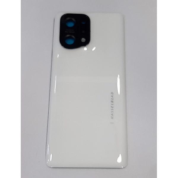 Tapa trasera o tapa bateria blanca para Oppo Find X5 PFFM10 CPH2307 mas cubierta camara