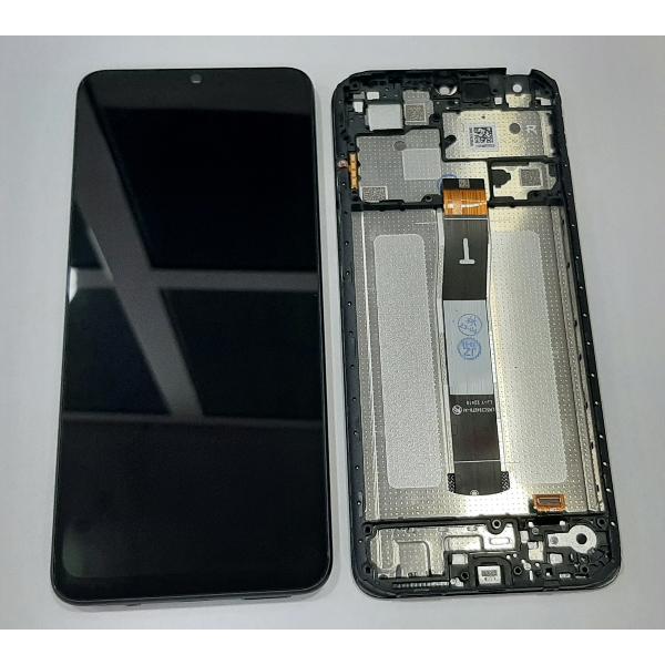 Pantalla lcd para Xiaomi Redmi 12C mas tactil negro mas marco negro compatible