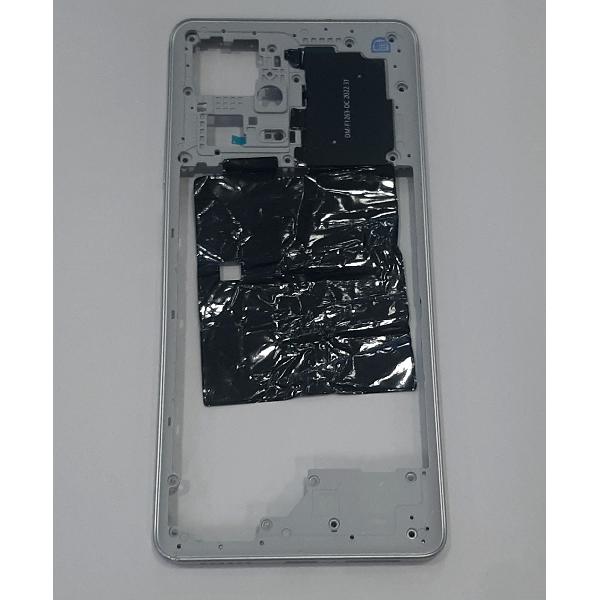 Carcasa o marco central plata para Xiaomi Redmi Note 12 Pro Plus calidad premium