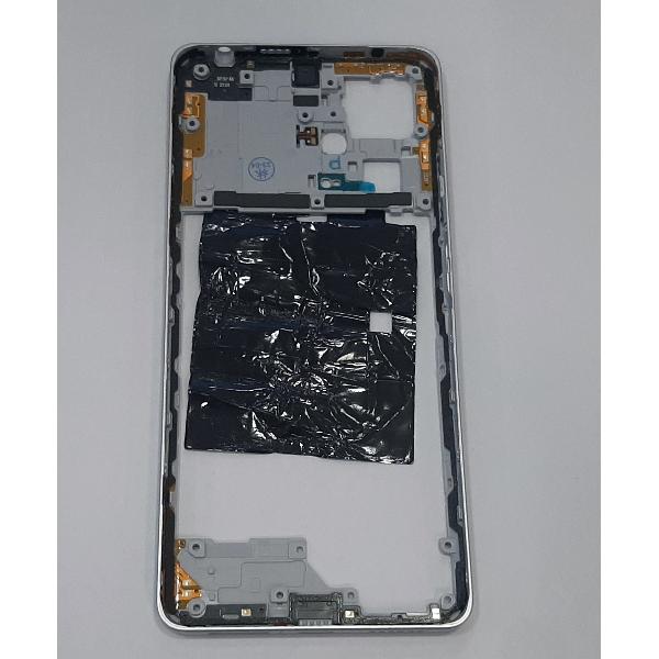 Carcasa o marco central plata para Xiaomi Redmi Note 12 Pro Plus calidad premium
