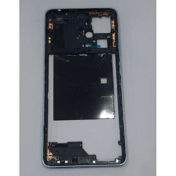 Carcasa o marco central azul para Xiaomi Redmi Note 12 Pro Plus calidad premium