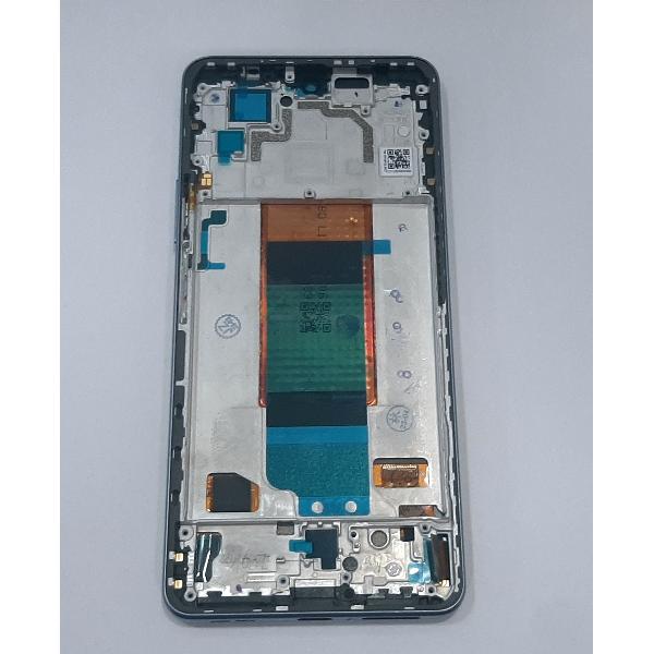 Pantalla Oled mas tactil negro para Xiaomi Poco F4 mas marco azul calidad hehui