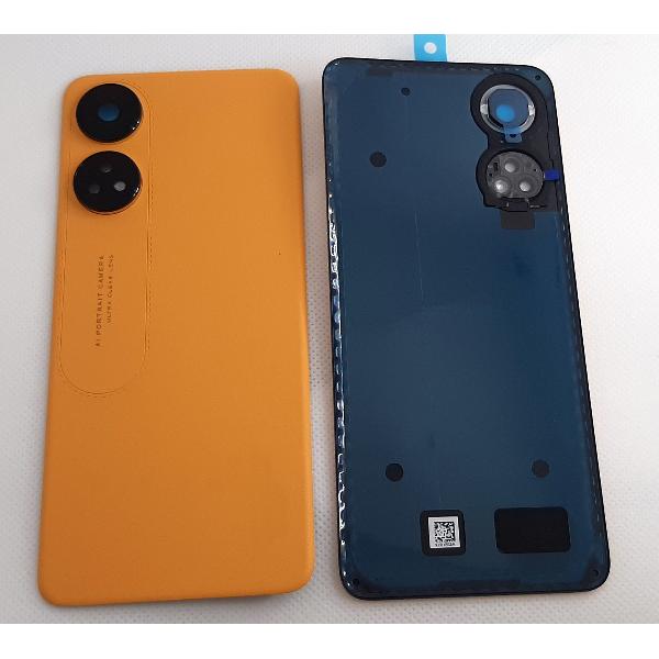 Tapa trasera o tapa bateria naranja para Oppo Reno 8T 4G  mas cubierta camara