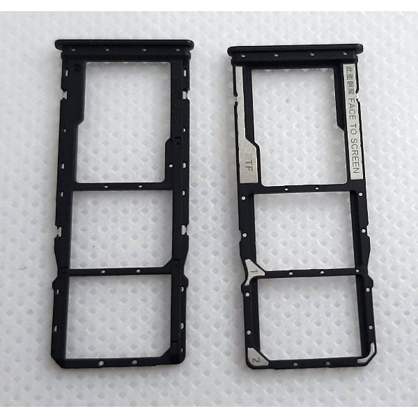 Soporte o bandeja dual sim gris para Xiaomi Redmi Note 12 4G calidad premium
