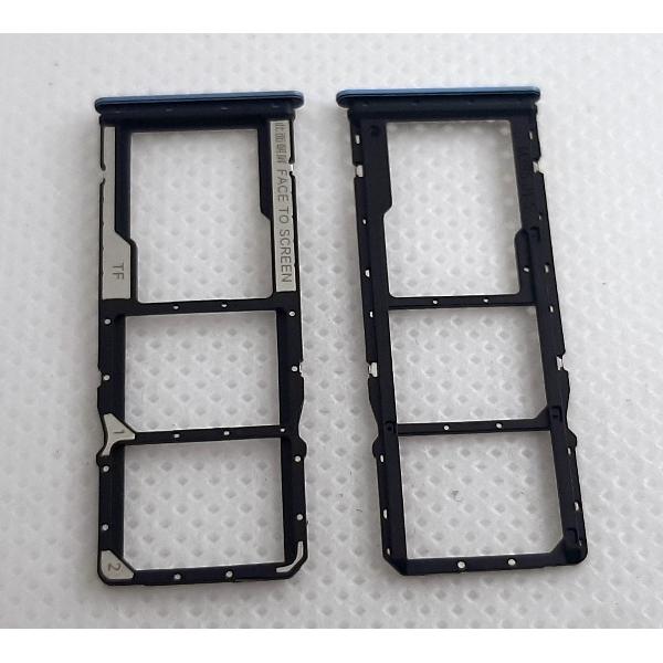 Soporte o bandeja dual sim azul para Xiaomi Redmi Note 12 4G calidad premium