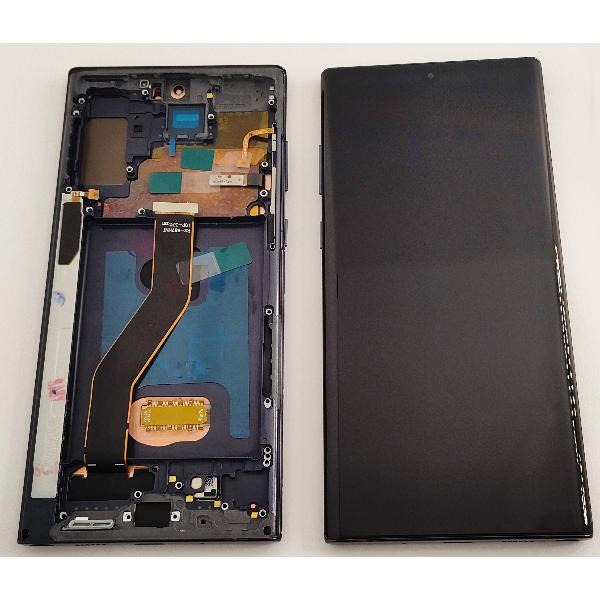 Pantalla oled para Samsung Galaxy Note 10 Plus N975F N976B mas tactil negro mas marco negro compatible