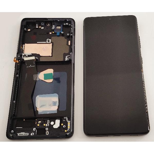 Pantalla oled para Samsung Galaxy S21 Ultra 5G SM-G998F mas tactil negro mas marco negro compatible