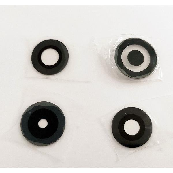 Set 4 cristal camara negros para Oneplus 10T CPH2415 calidad premium