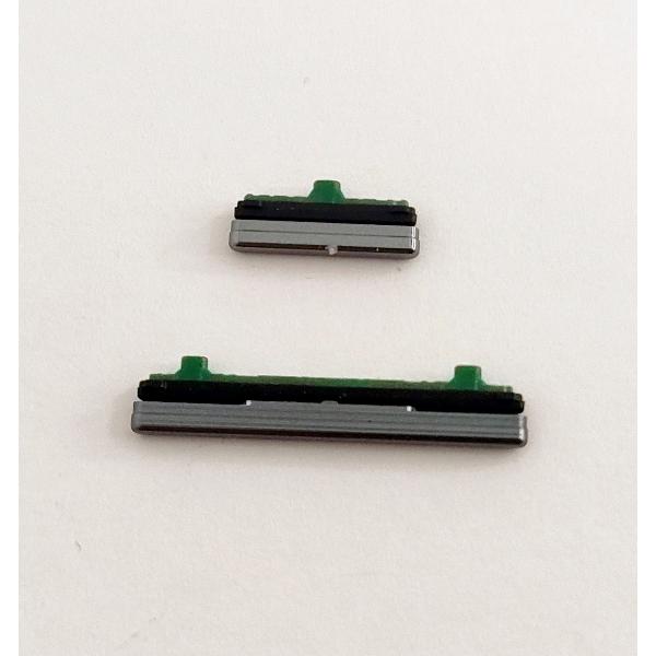 Set 2 botones negros para Samsung Galaxy S10 5G SM-G977F calidad premium