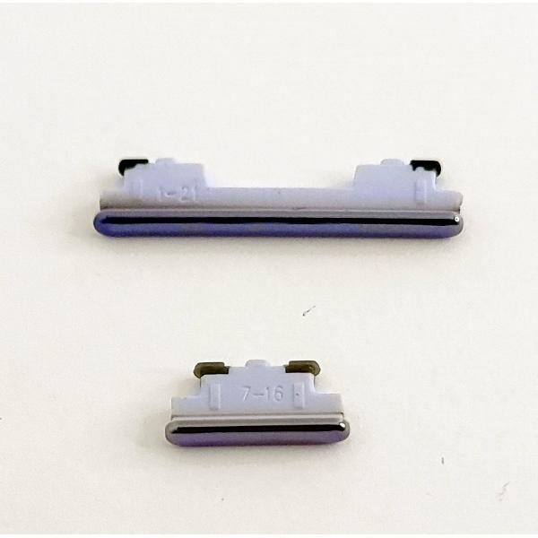 Set 2 botones purpura para Samsung Galaxy A72 SM-A725 calidad premium