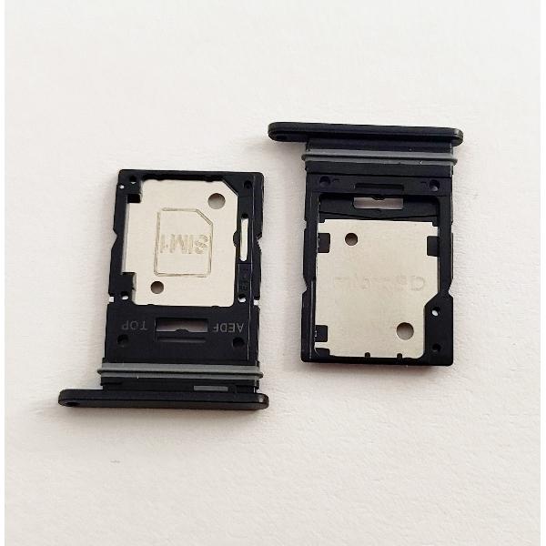 Soporte o bandeja single sim negra para Samsung Galaxy A54 5G A546B calidad premium