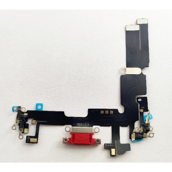 Flex puerto carga rojo para IPhone 14 Plus compatible