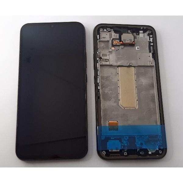 Pantalla lcd para Samsung Galaxy A34 5G A346B GH82-31200A GH82-31201A mas tactil negro mas marco negro Service Pack