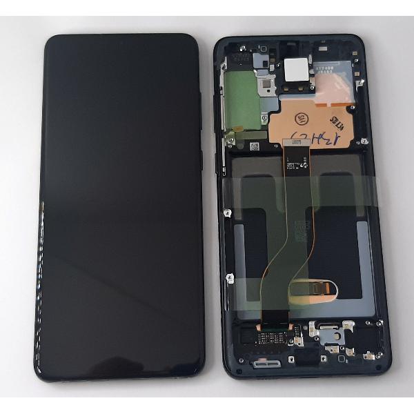 Pantalla lcd Samsung Galaxy S20 Plus S20+ GH82-31441A G985 G986 5G tactil negro mas marco negro Service Pack