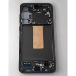 Pantalla lcd para Samsung galaxy S23 Plus SM-S916 GH82-30477C mas tactil negro mas marco verde Service Pack