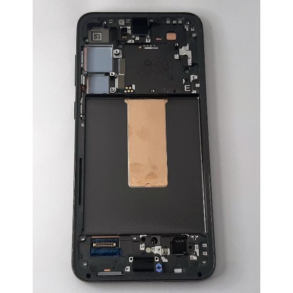 Pantalla lcd para Samsung galaxy S23 Plus SM-S916 GH82-30477C mas tactil negro mas marco verde Service Pack