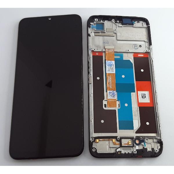Pantalla lcd para Realme C35 RMX3511 mas tactil negro mas marco negro compatible
