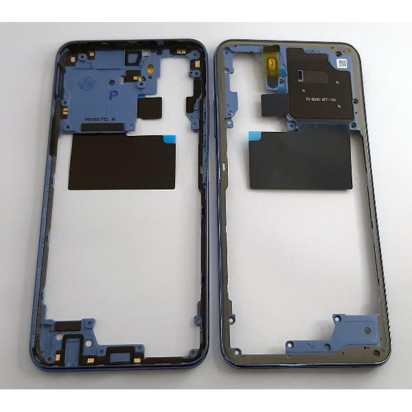 Carcasa central o marco azul para Xiaomi Poco M5s calidad premium
