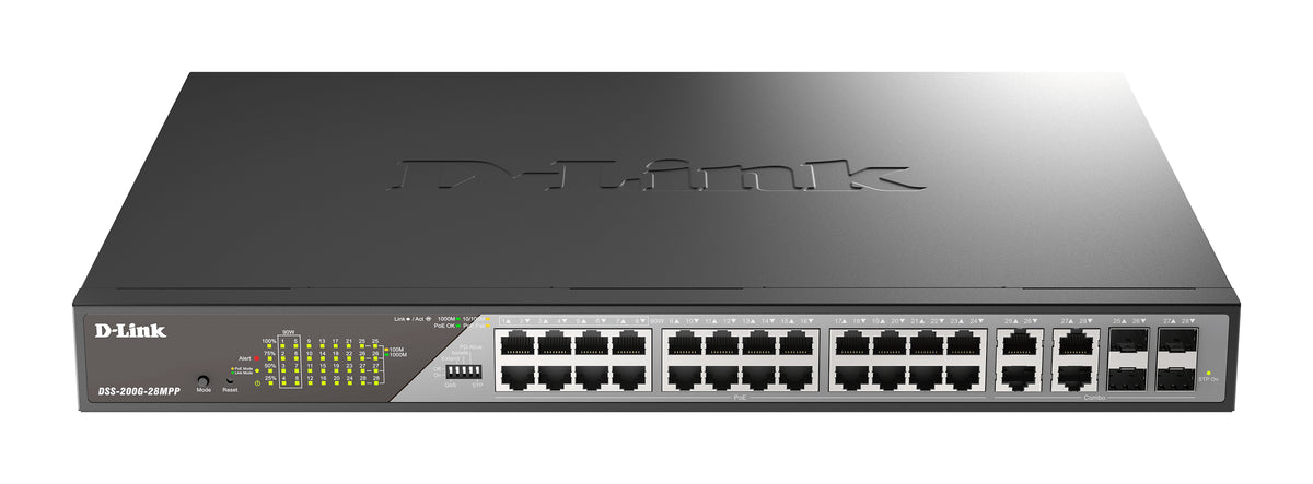 Switch d - link dss - 200g - 28mpp 28 puertos