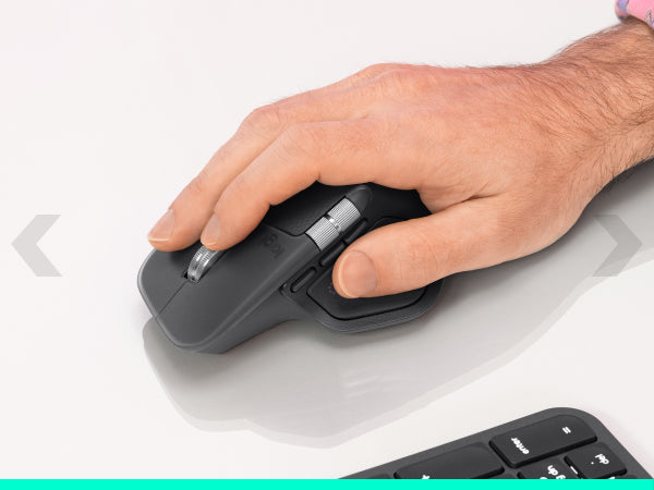 Logitech MX Master 4 for Business 8000 DPI 6 botones Bluetooth + 2.4GHz láser Ratón inalámbrico ergonómico