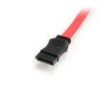 Adaptador SATA startech 0.5m - macho - hembra - rojo