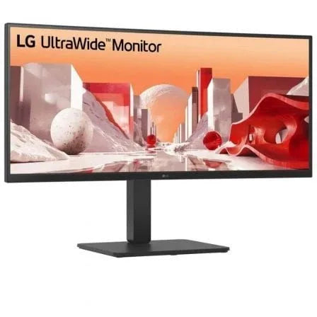 Monitor Profesional Ultrapanorámico Curvo LG UltraWide 34BA75QE-B 34"/ WQHD/ Multimedia/ Regulable en altura/ Negro - PixelPlaza