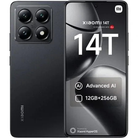 Smartphone Xiaomi 14T 12GB/ 256GB/ 6.67"/ 5G/ Negro - PixelPlaza