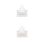 Cable de Red RJ45 UTP Nanocable 10.20.0400-L30 Cat.6/ 30cm/ Blanco