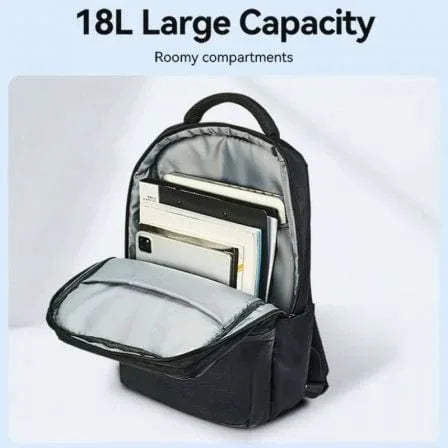 Mochila Vention KRPB0 para Portátiles hasta 15.6"/ 18L/ Impermeable/ Negra - PixelPlaza