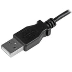 Cable micro USB tipo b a USB 2.0 startech 2m · macho - macho · negro