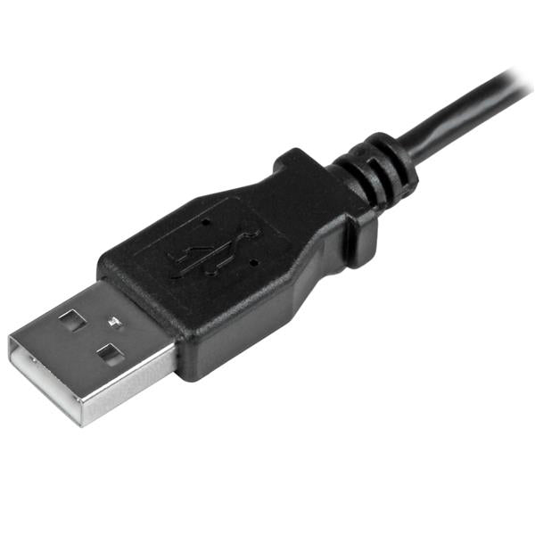 Cable micro USB tipo b a USB 2.0 startech 2m · macho - macho · negro