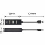 Hub USB Ewent 4 puertos - USB 2.0 · negro