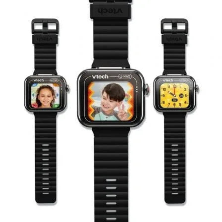 Smartwatch VTech Kidizoom Smartwatch Max/ Notificaciones/ Negro - PixelPlaza