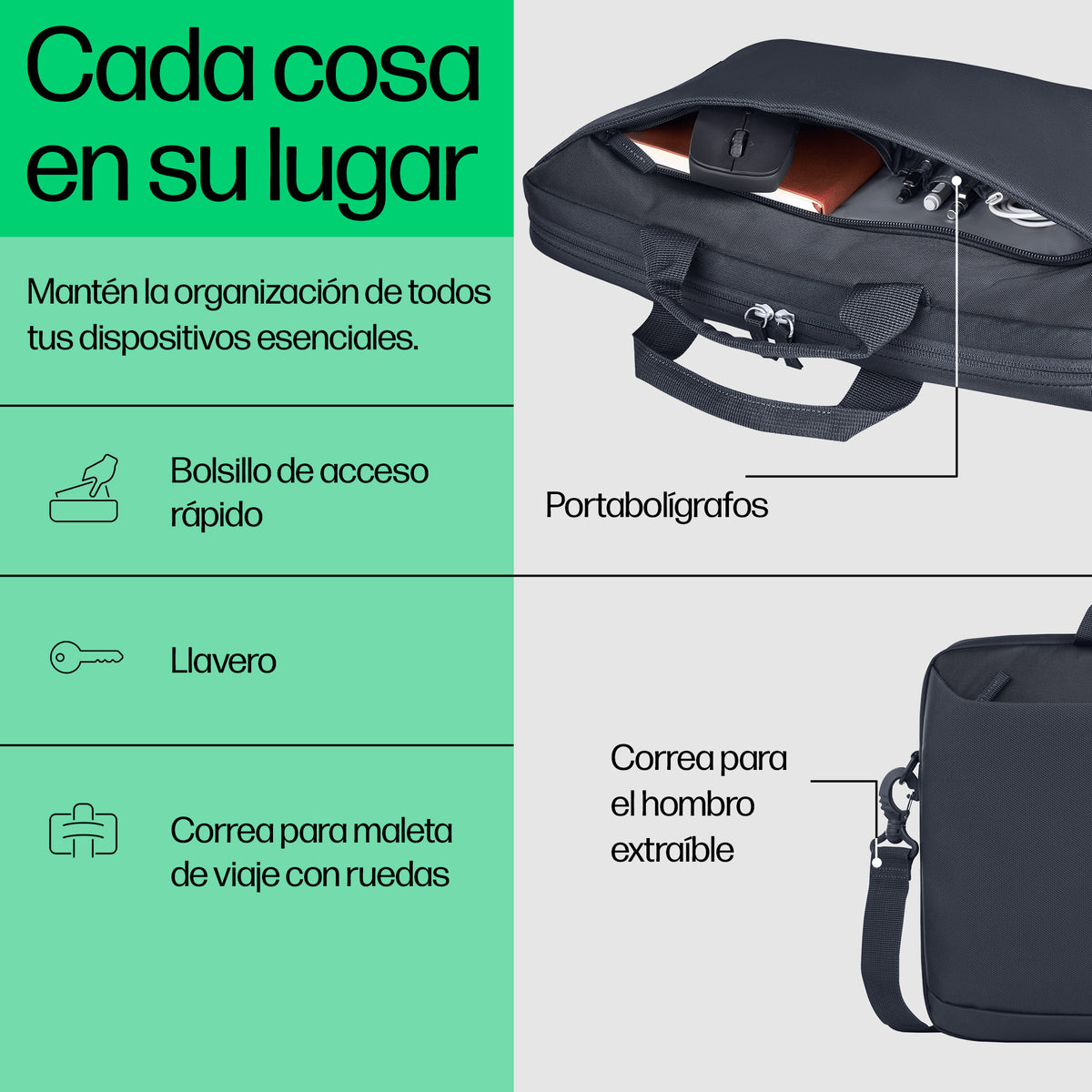 Maletín Hp portátil everyday de 16 pulgadas