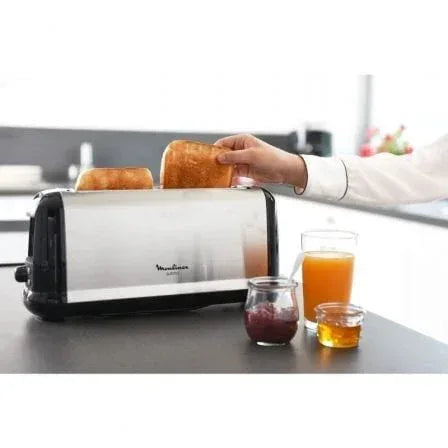 Tostador Moulinex Subito Select LS260800/ 1000W/ Plateado y Negro - PixelPlaza