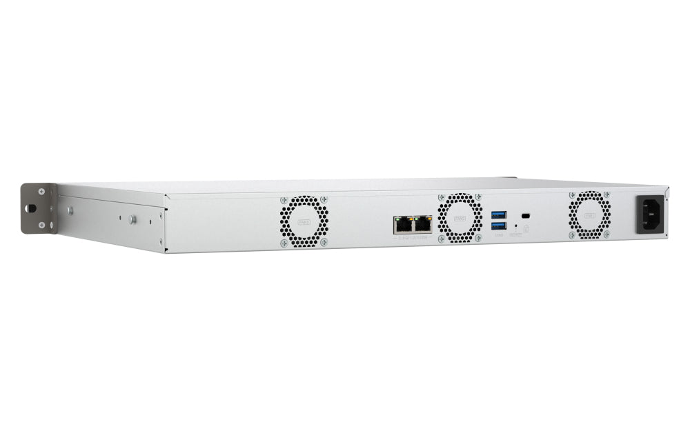 Servidor nas Qnap ts - 433eu 4 bahias 1u rack 4GB gigabit ethernet