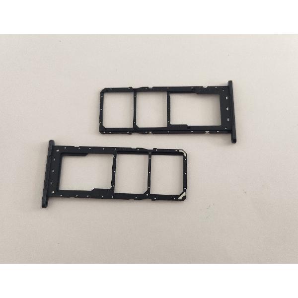 Soporte o bandeja sim negra para Samsung Galaxy A14 4G A145 GH81-23521A Service Pack