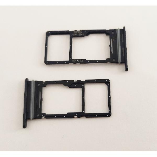 Soporte o bandeja sim negra para Samsung Galaxy A34 5G A346B GH98-48063A Service Pack