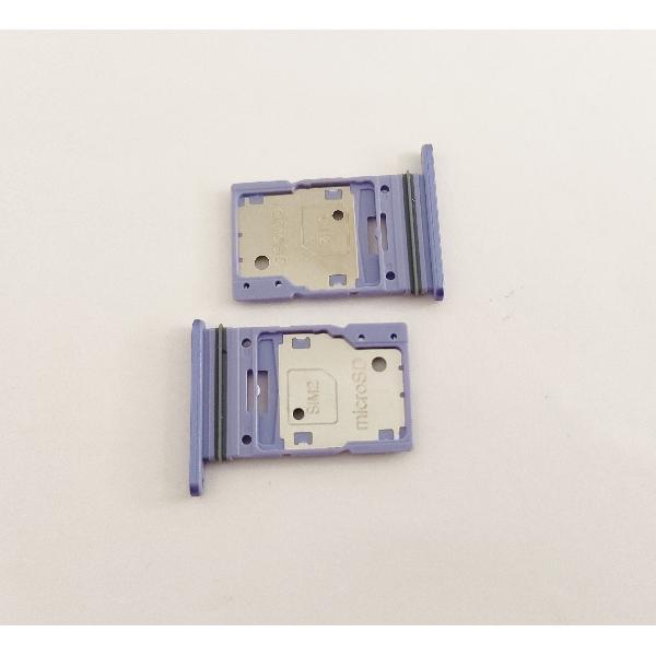 Soporte o bandeja sim violeta para Samsung Galaxy A54 5G A546B GH98-48072D Service Pack