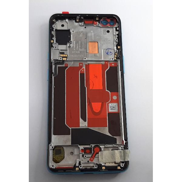 Pantalla oled para Oneplus Nord Realme X50 Pro 5G mas tactil negro mas marco azul compatible