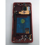 Pantalla soft oled para Samsung Galaxy N770 N770F NOTE 10 Lite mas tactil negro mas marco rojo compatible