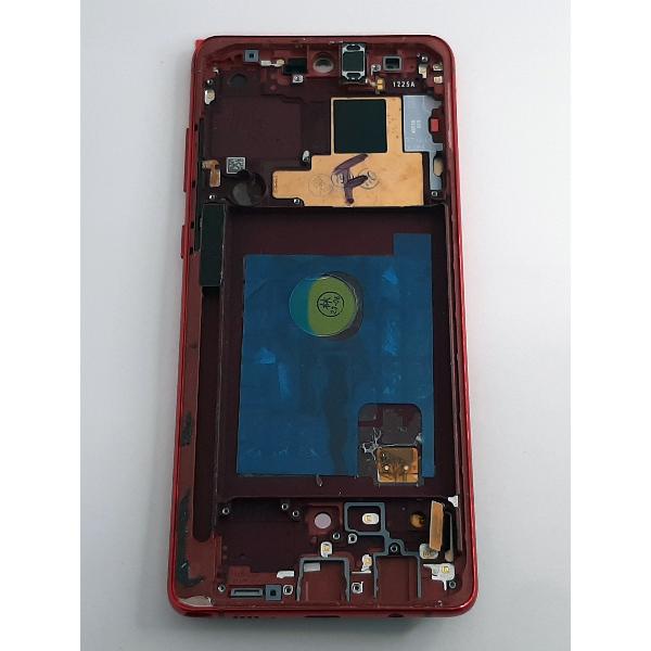 Pantalla soft oled para Samsung Galaxy N770 N770F NOTE 10 Lite mas tactil negro mas marco rojo compatible