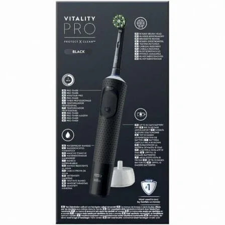Cepillo Dental Oral-B Vitality Pro/ Negro - PixelPlaza
