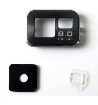 Samsung Galaxy S2 I9100 cubierta camara negro premium