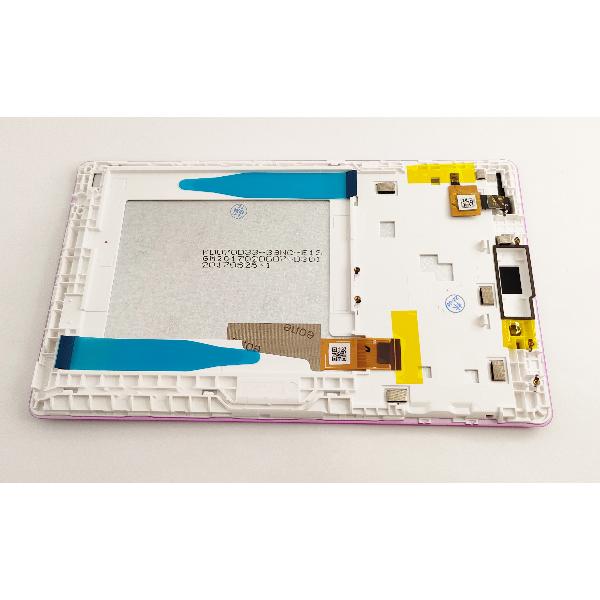Pantalla lcd para Lenovo Tab 3 710f mas tactil negro mas marco purpura calidad premium
